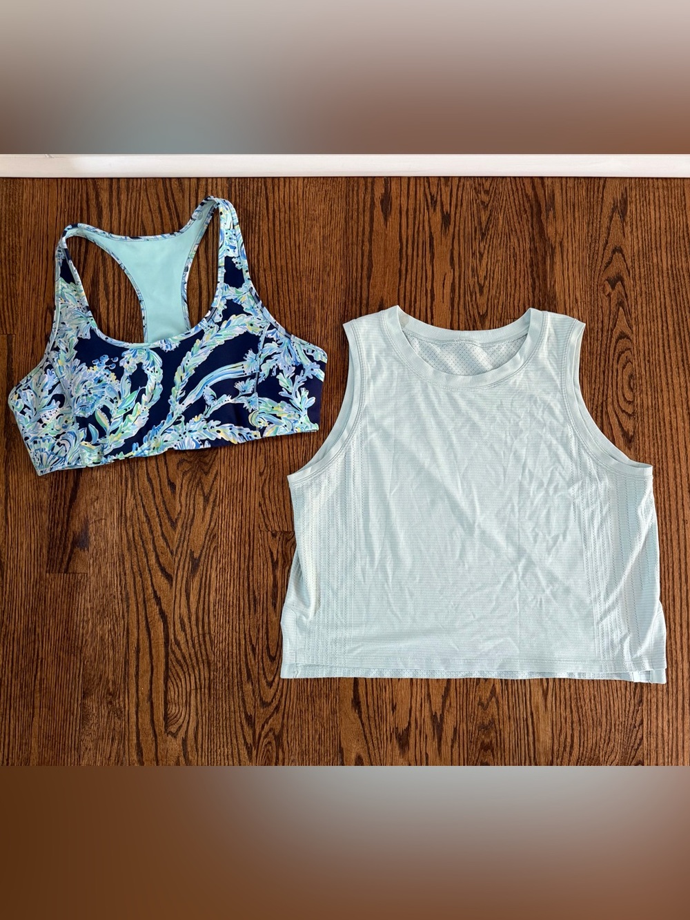 Lilly Pulitzer Luxletic bra + Lululemon tank Bundle